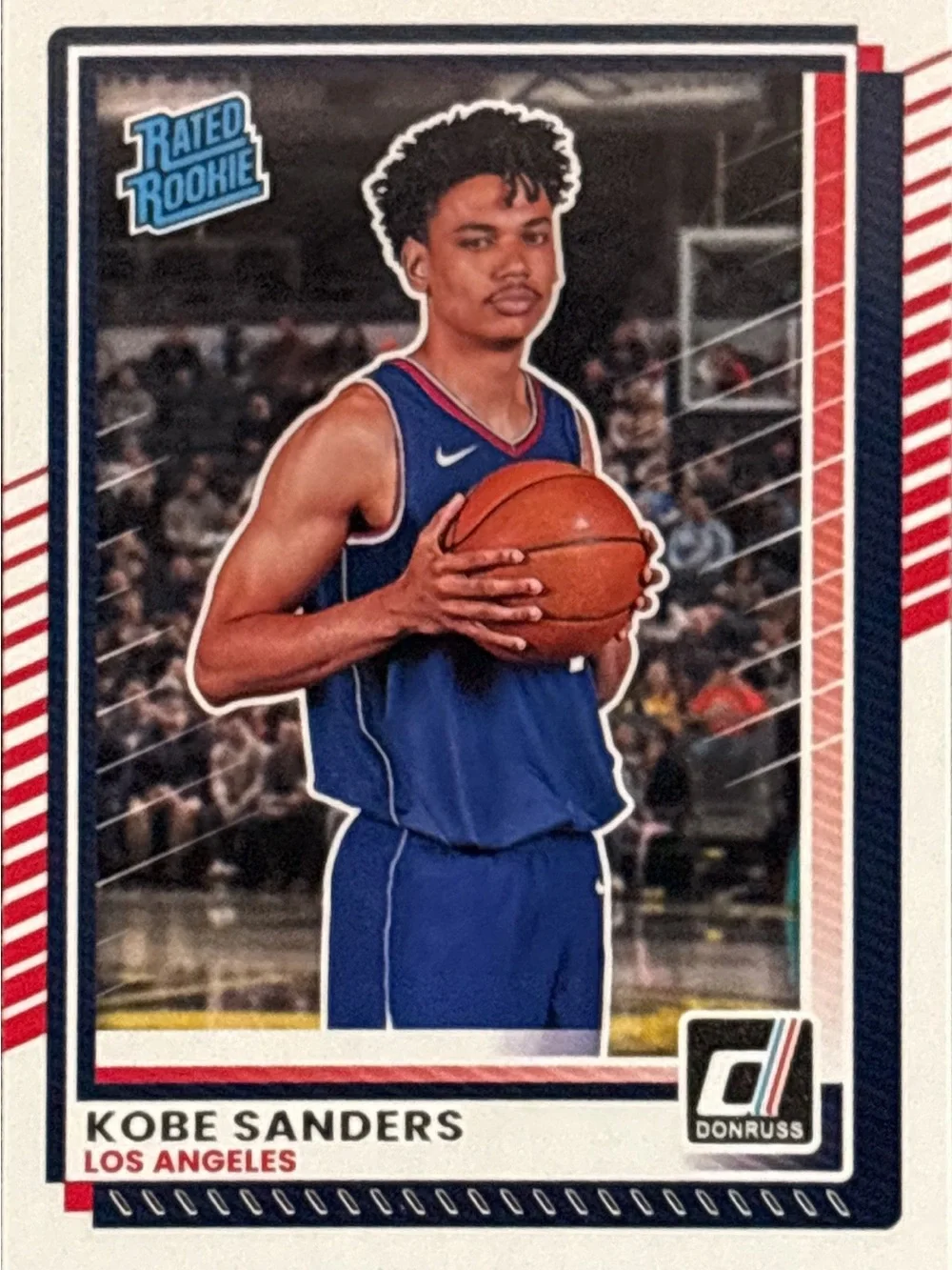Panini Donruss Kobe Sanders Rated Rookie Basketball Trading Card